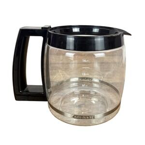 Cuisinart Coffee‎ Maker Replacement Carafe Glass 14-Cup Measurement Marks No Lid